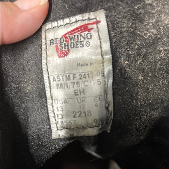 Red Wing Shoes Leather Men's logger Boots - Picture 5 of 7